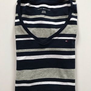 Tommy Hilfiger Striped Tee. Size XS